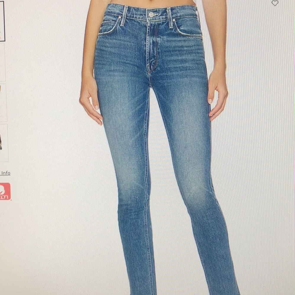 MOTHER Blue Ankle & Cropped Jeans